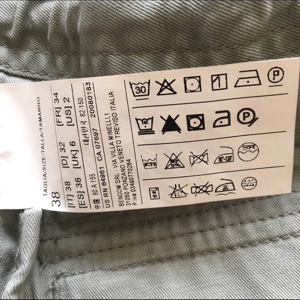 United colors of Benetton jacket Vest us size 2 - Picture 4 of 5